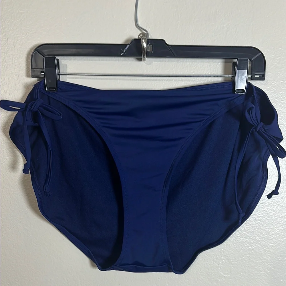 NEW‎ Peyton & Parker Navy Bikini Bottom with Side Ties